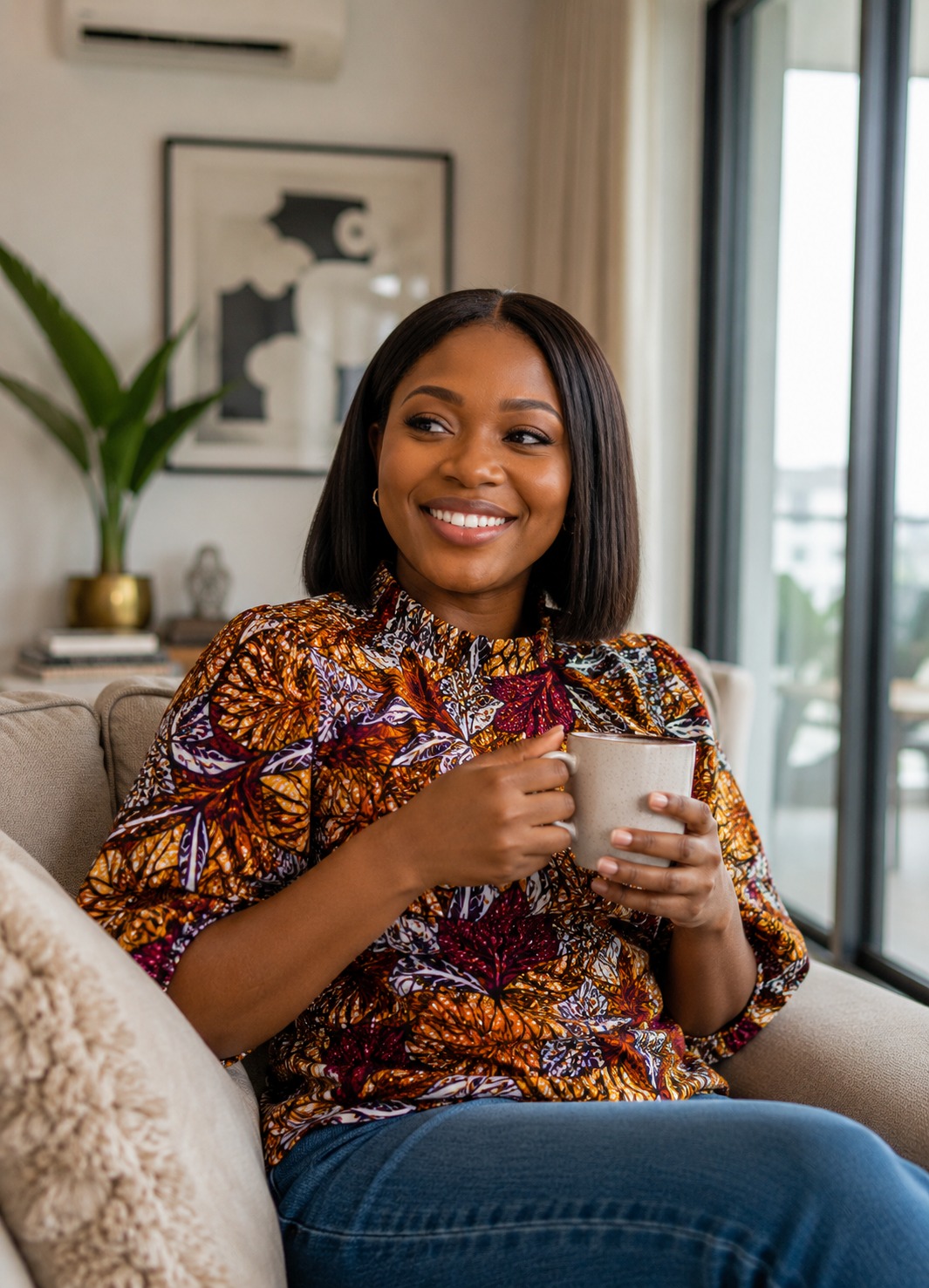 Adaeze Okon at home